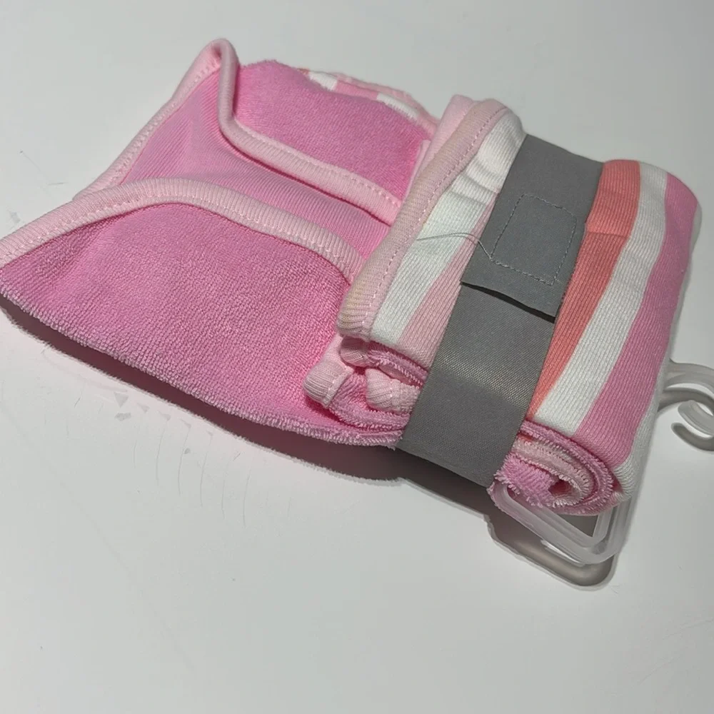 Cloud Island Baby Washcloth Set 6 Pack in Pink